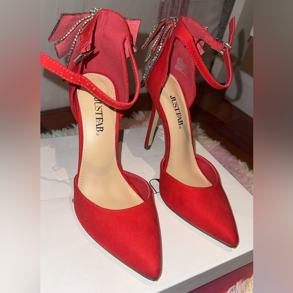 #justfab #red #heels